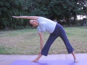 Trikonasna - the Triangle pose