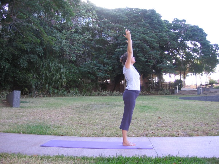 Stretch daily - sun salutation